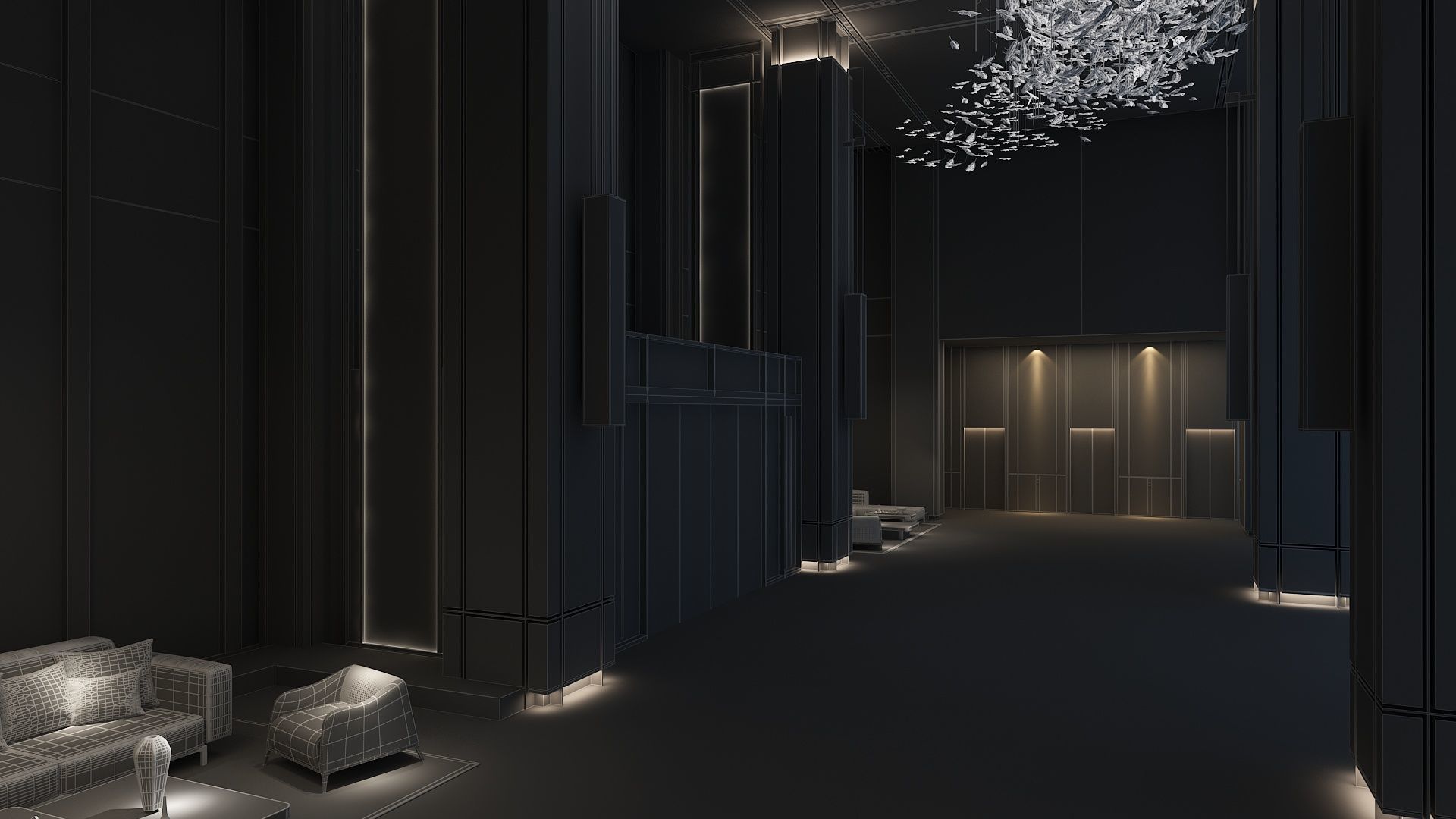 The Hotel Lobby 15 3D model_12
