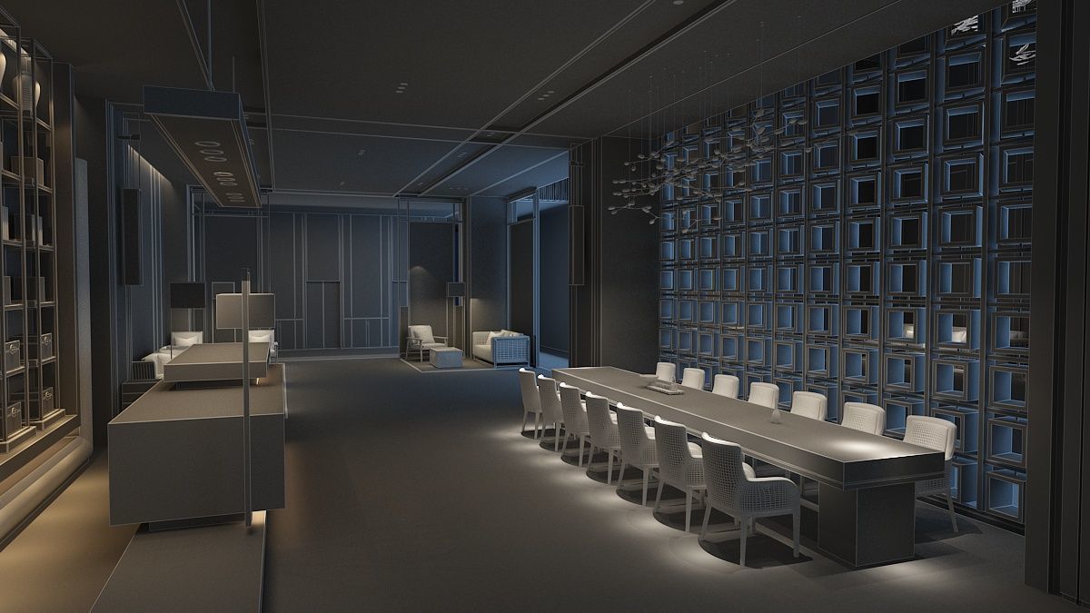 The Hotel Lobby 15 3D model_14