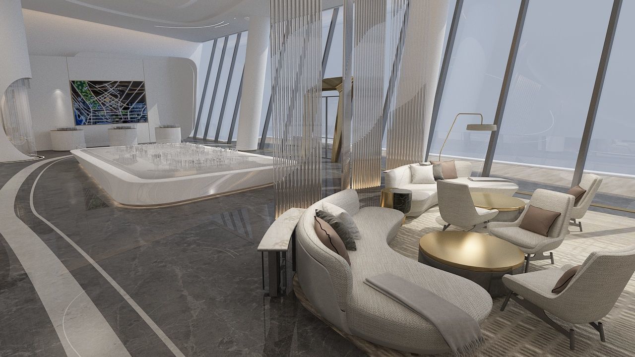 The Hotel Lobby 5 3D model_8