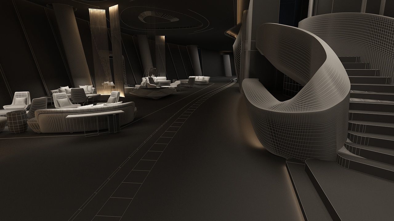 The Hotel Lobby 5 3D model_17