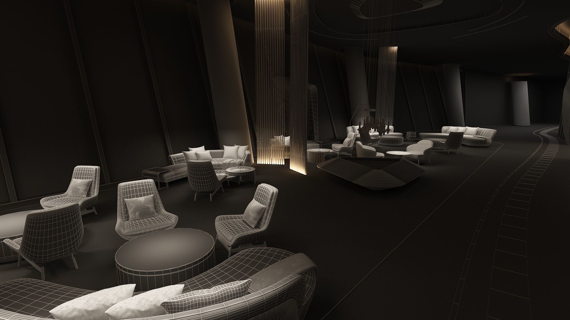 The Hotel Lobby 5 3D model_19