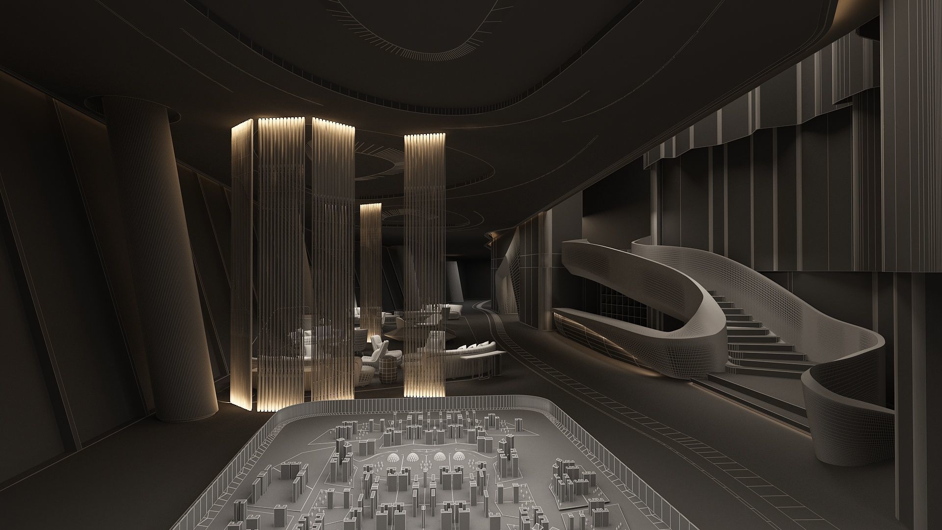 The Hotel Lobby 5 3D model_14