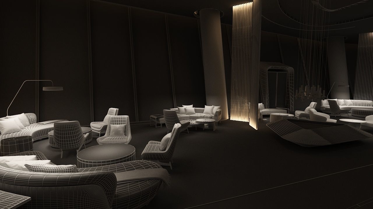 The Hotel Lobby 5 3D model_20