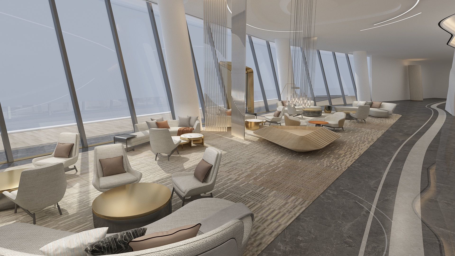 The Hotel Lobby 5 3D model_5