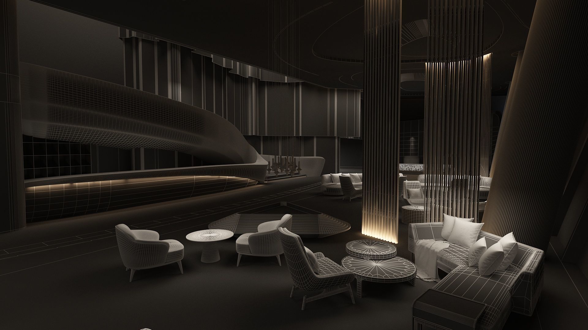 The Hotel Lobby 5 3D model_16