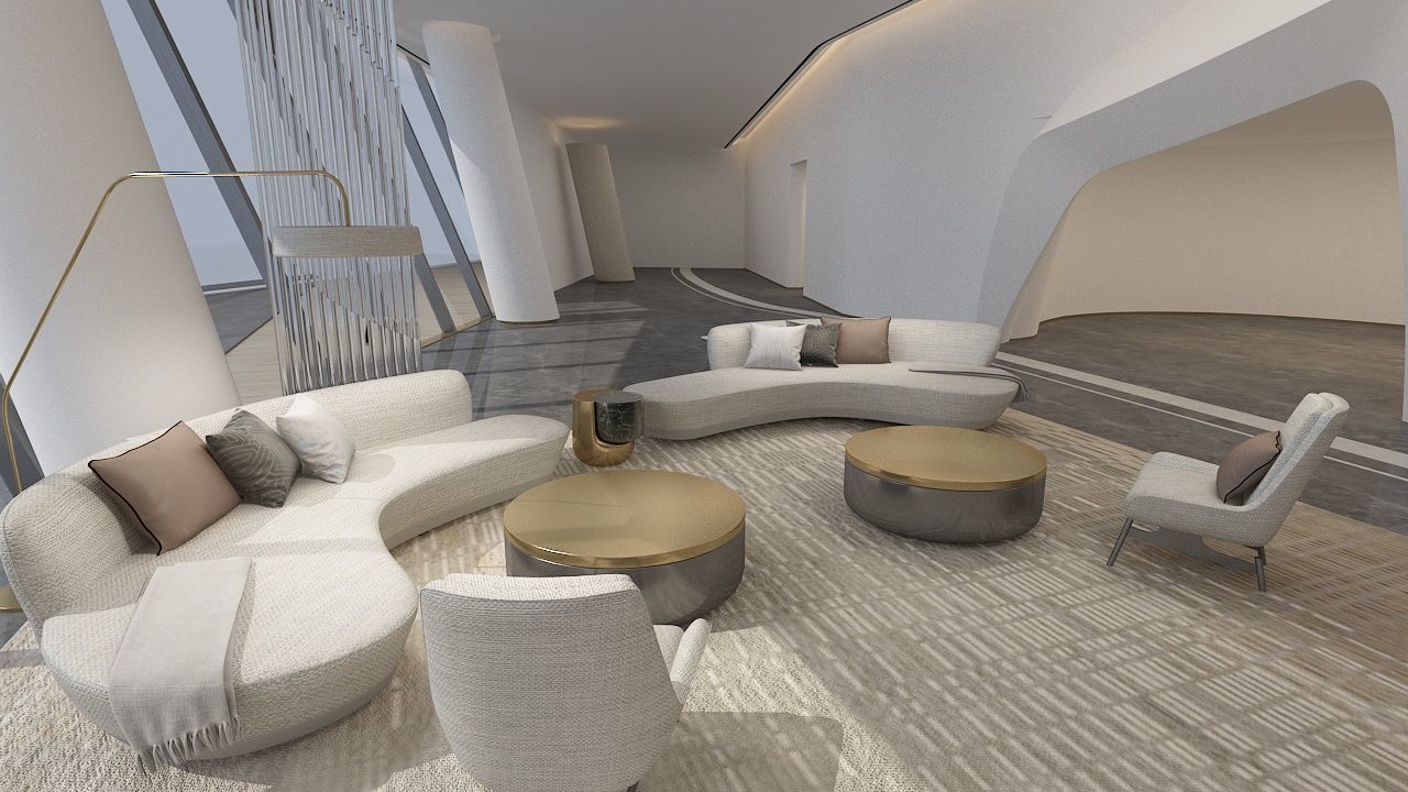 The Hotel Lobby 5 3D model_11