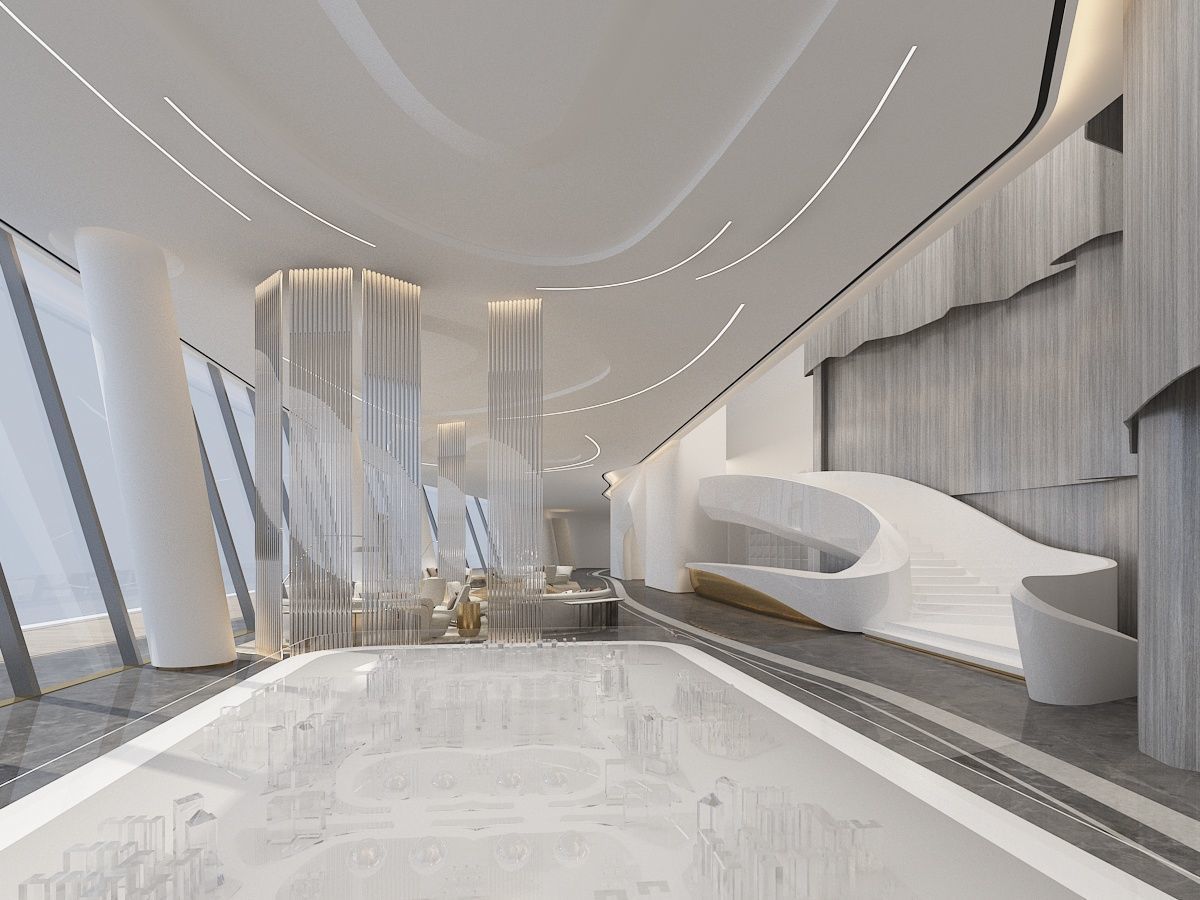 The Hotel Lobby 5 3D model_1