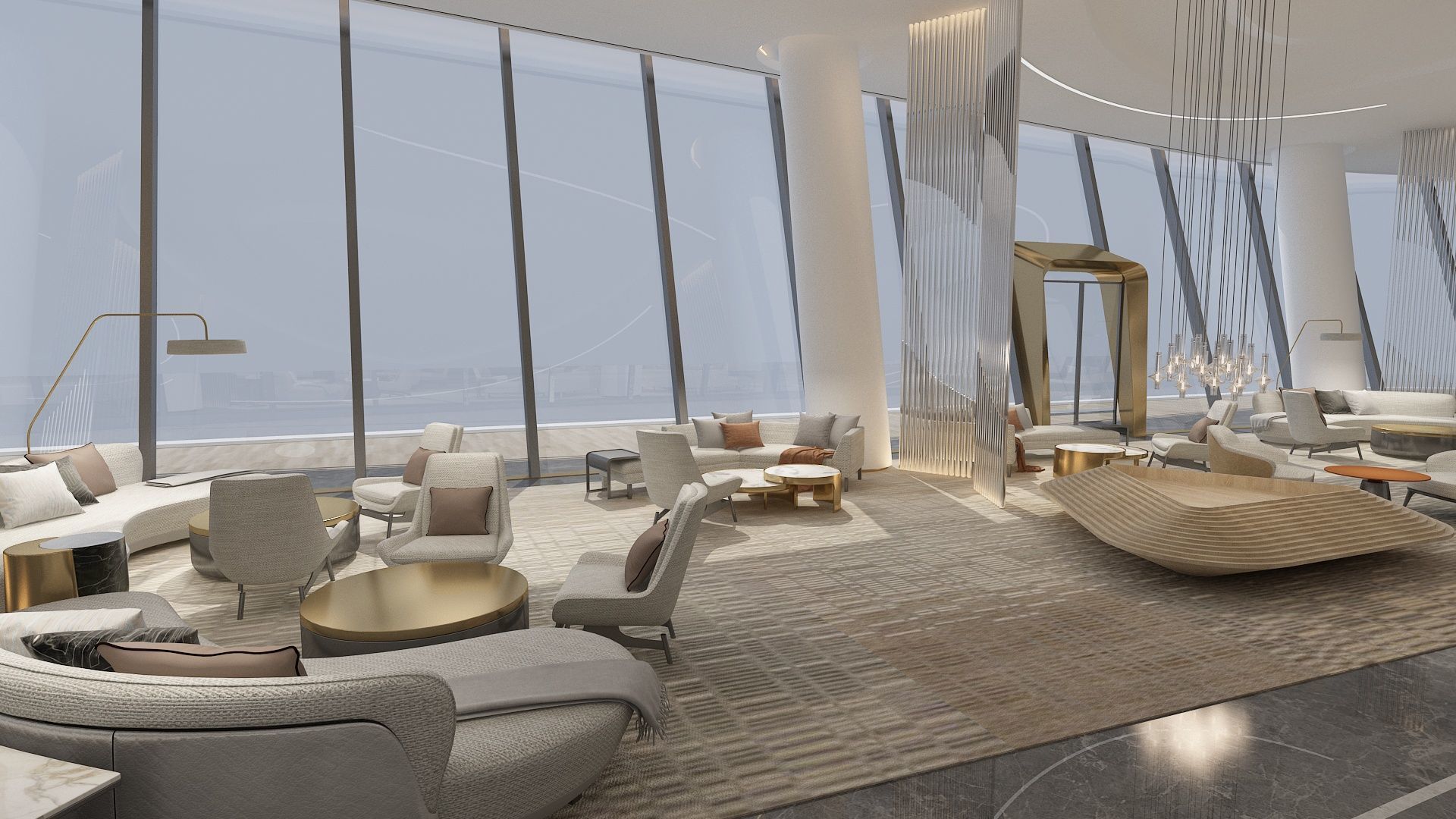 The Hotel Lobby 5 3D model_7