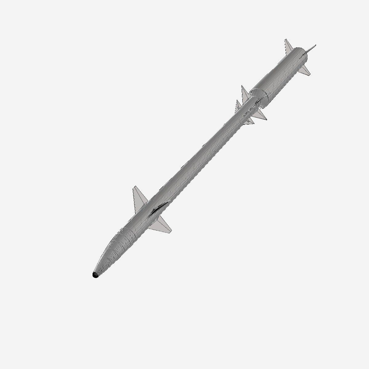 Stunner Missile 3D model_9