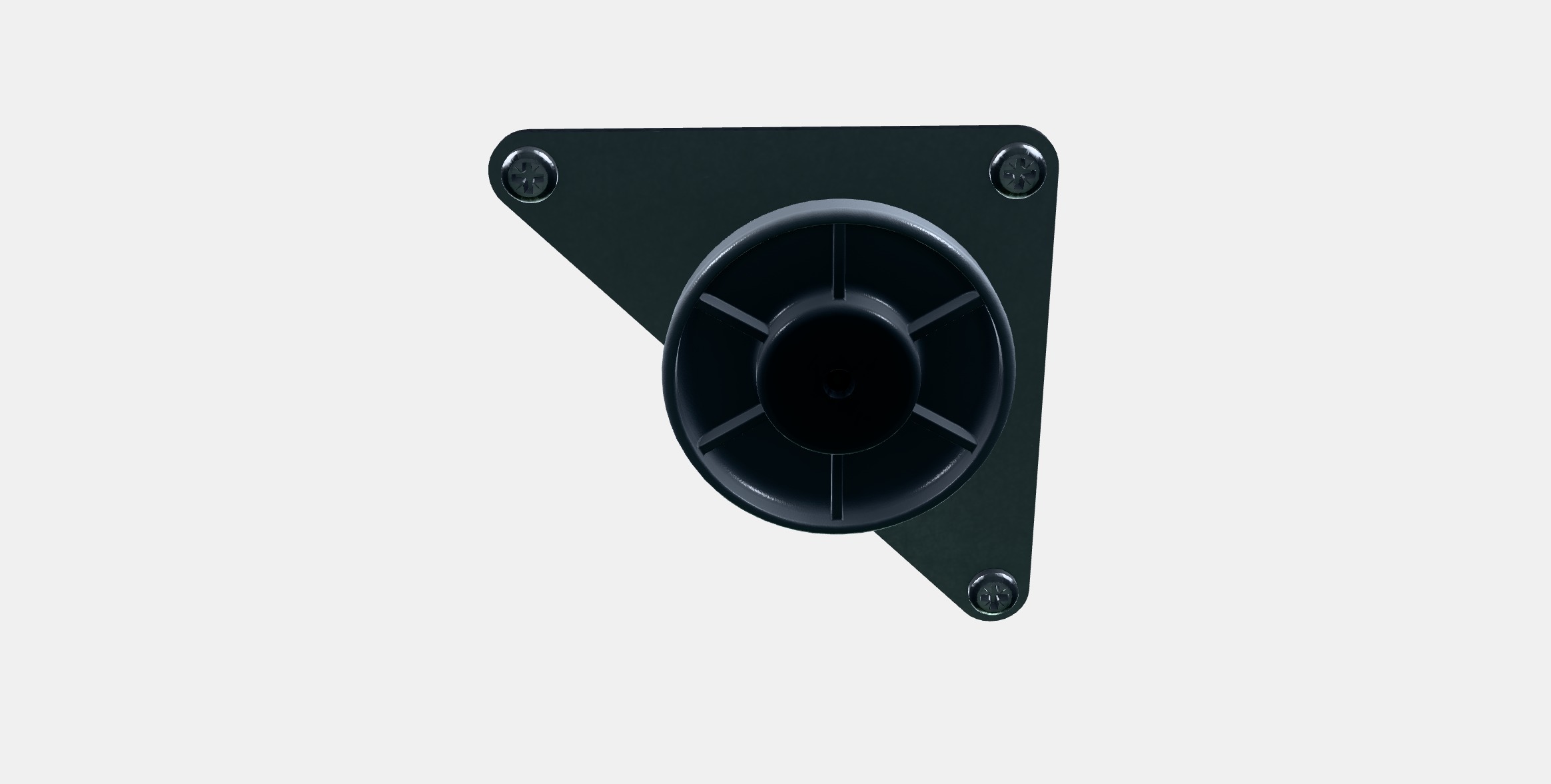 EKET Foot adjustable Low-poly 3D model_9