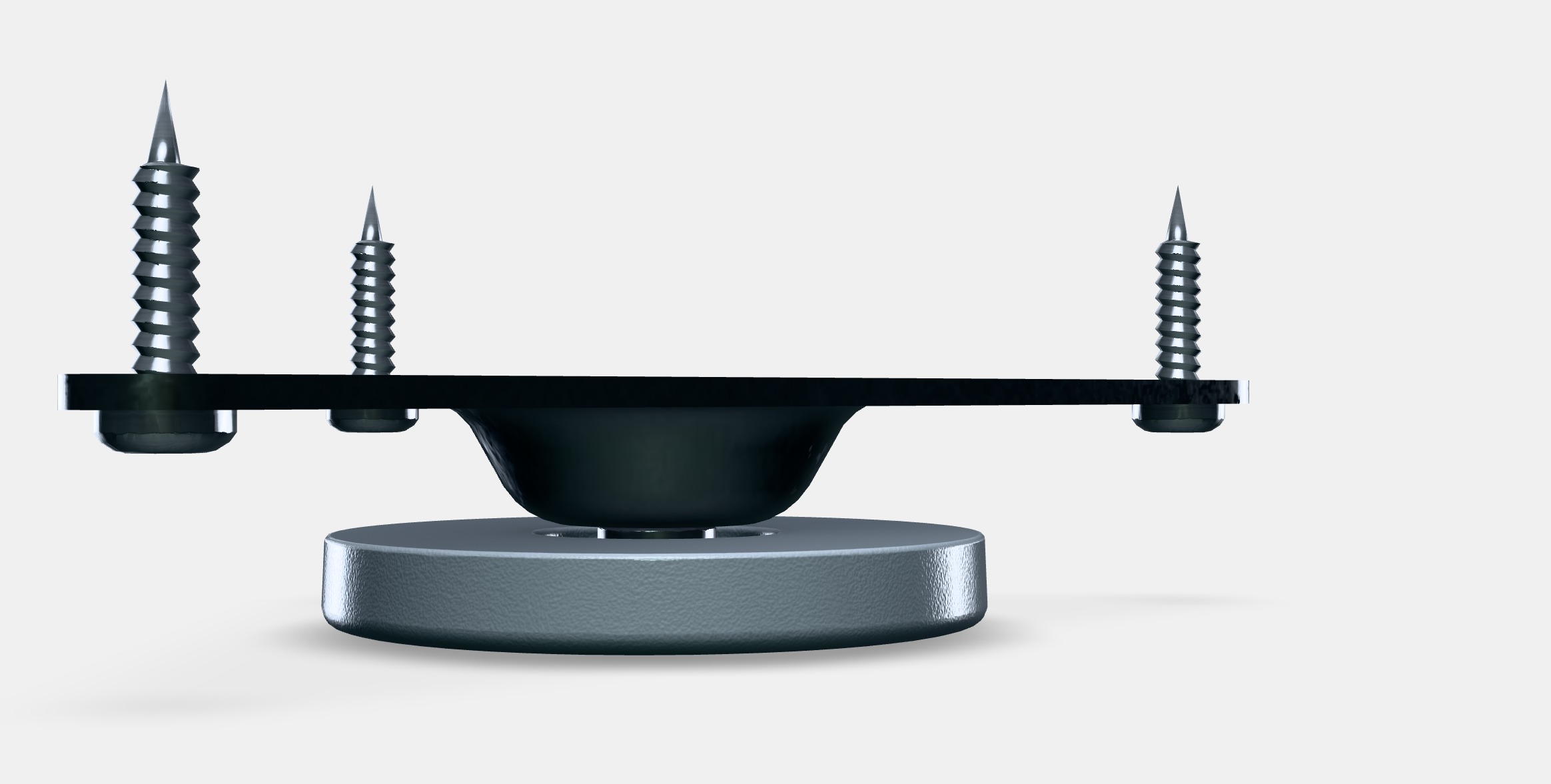 EKET Foot adjustable Low-poly 3D model_11