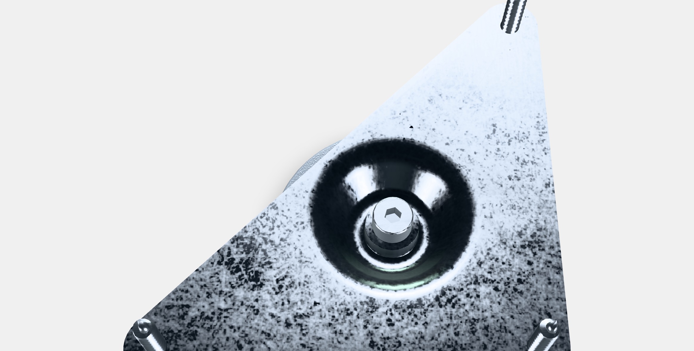 EKET Foot adjustable Low-poly 3D model_7