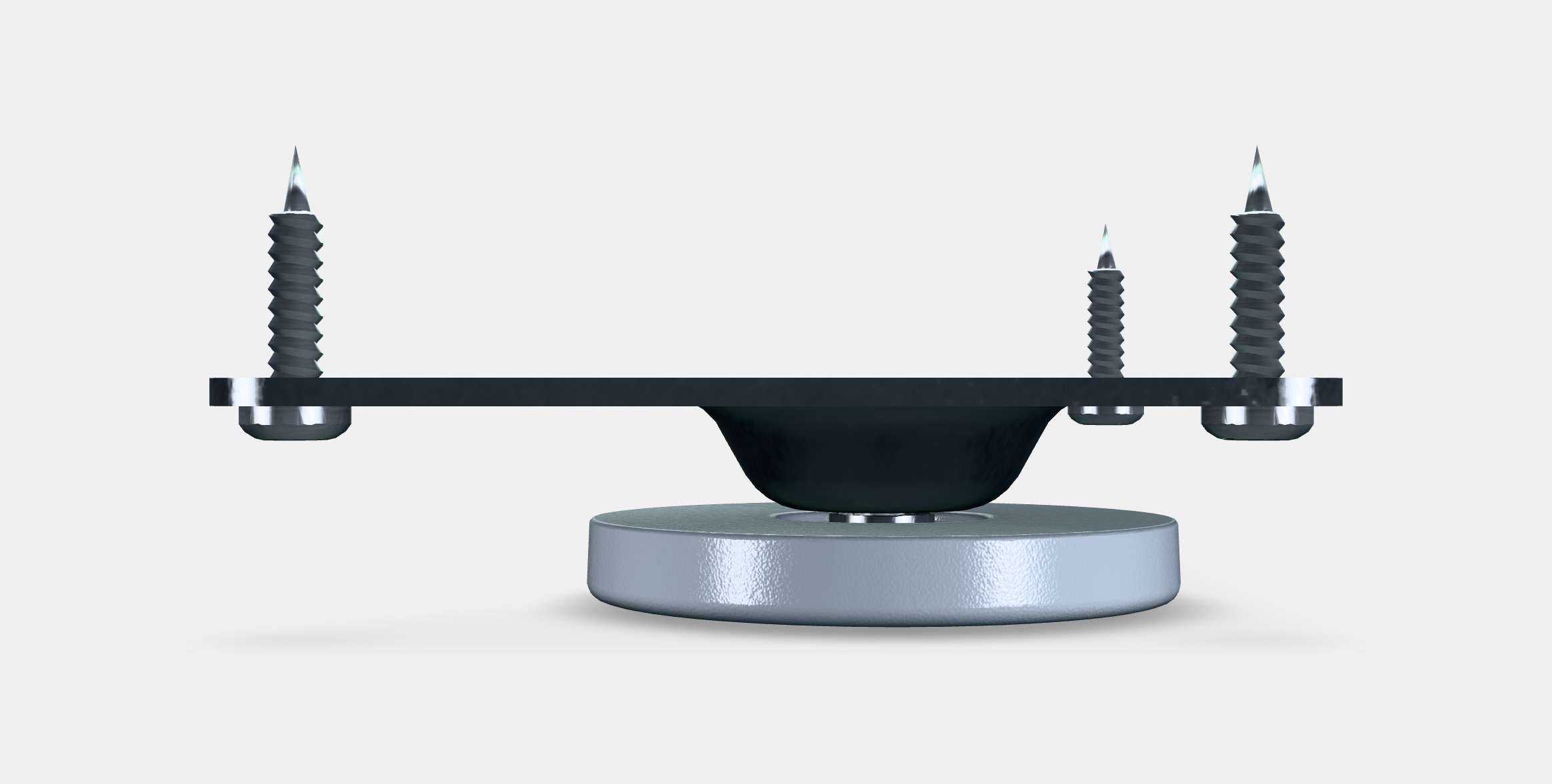 EKET Foot adjustable Low-poly 3D model_15