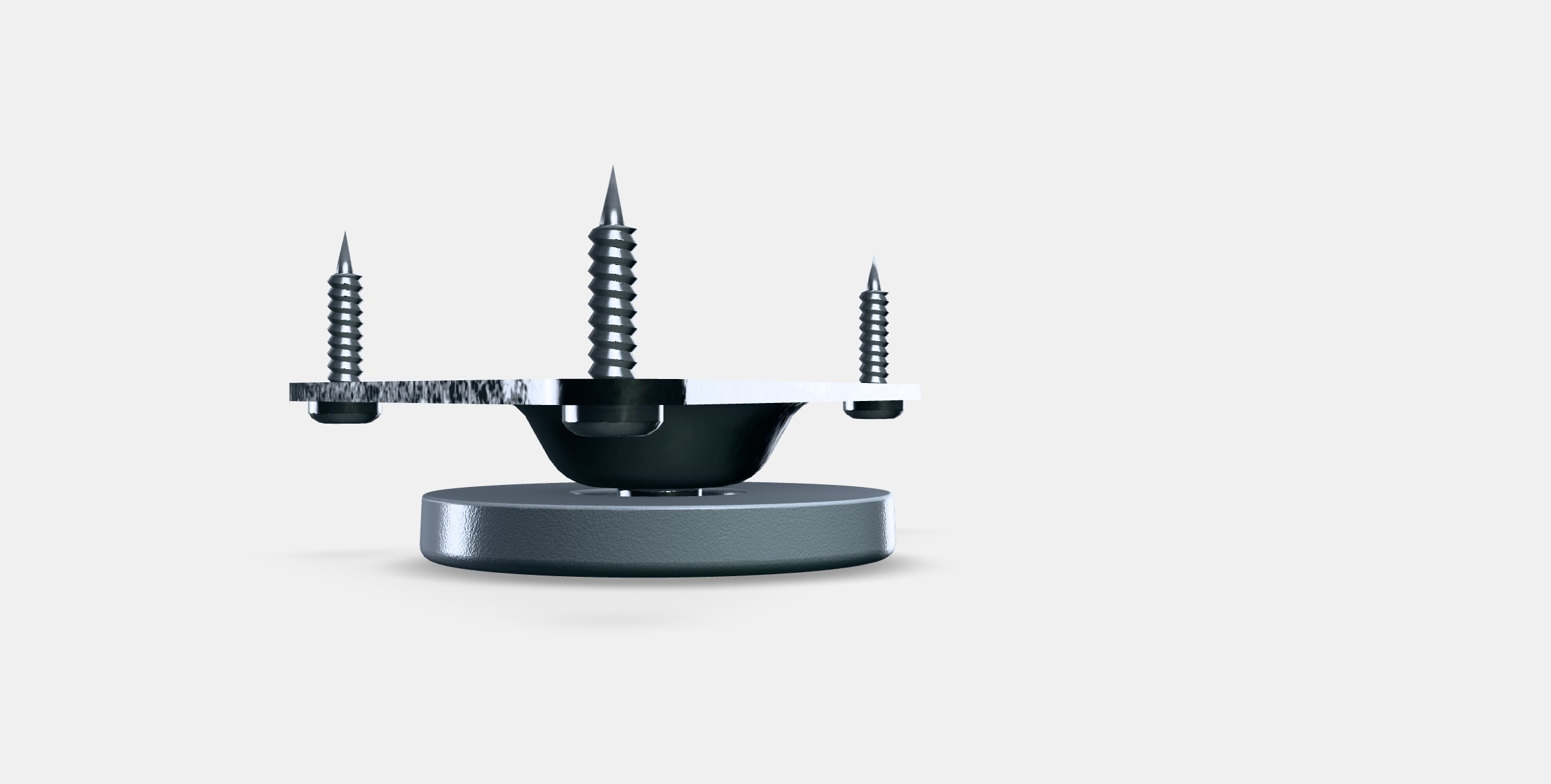 EKET Foot adjustable Low-poly 3D model_8