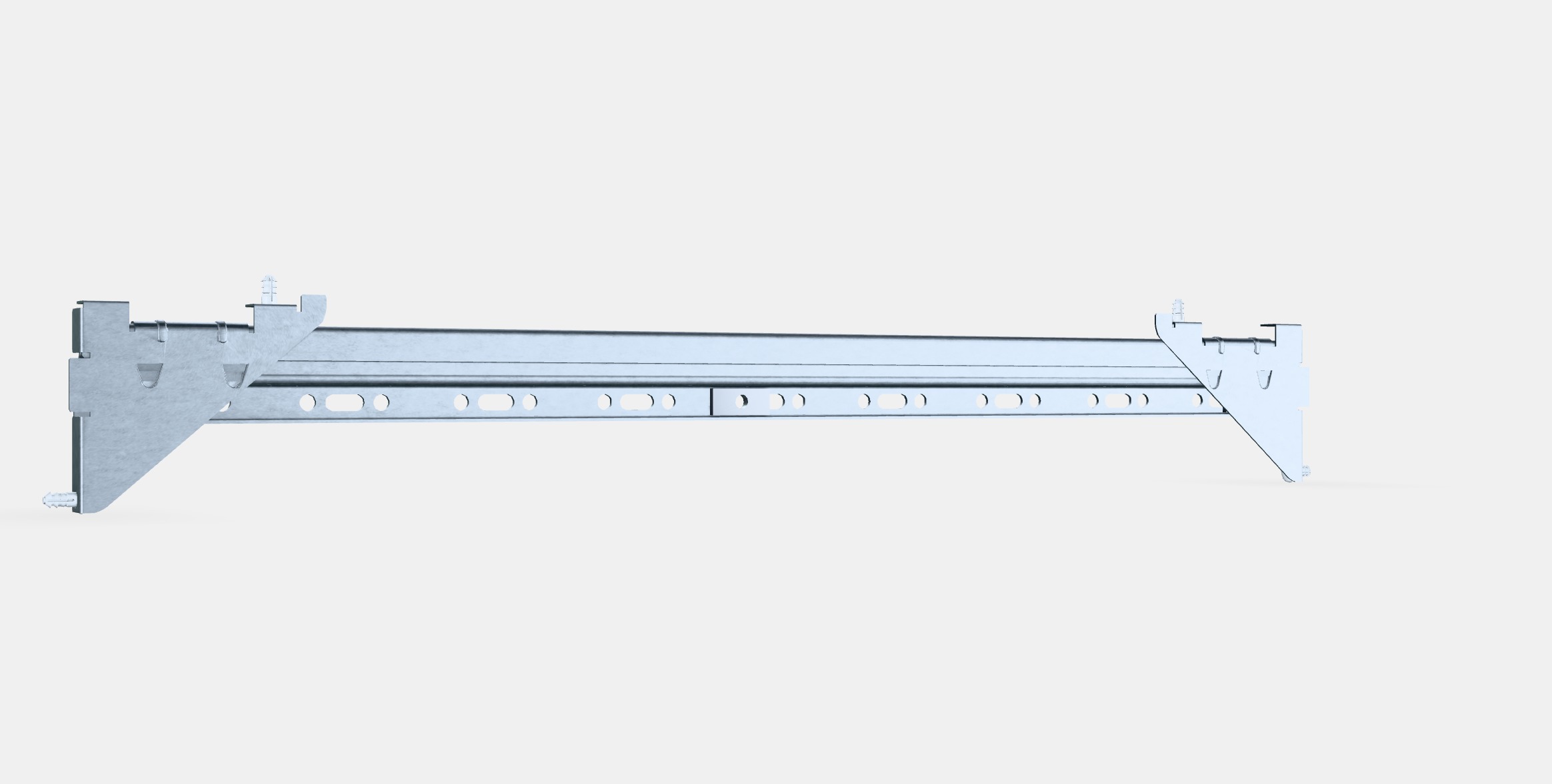 EKET Suspension rail 1 Low-poly 3D model_4