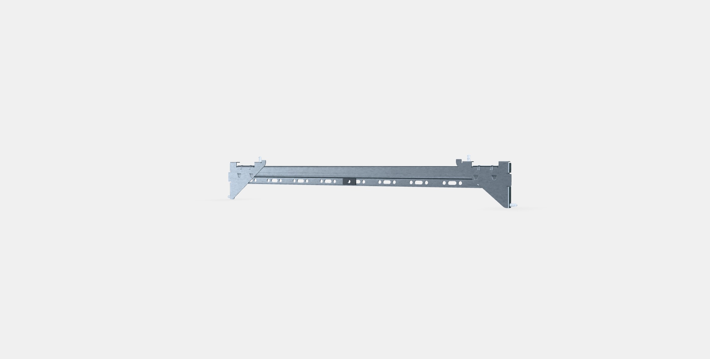 EKET Suspension rail 1 Low-poly 3D model_5