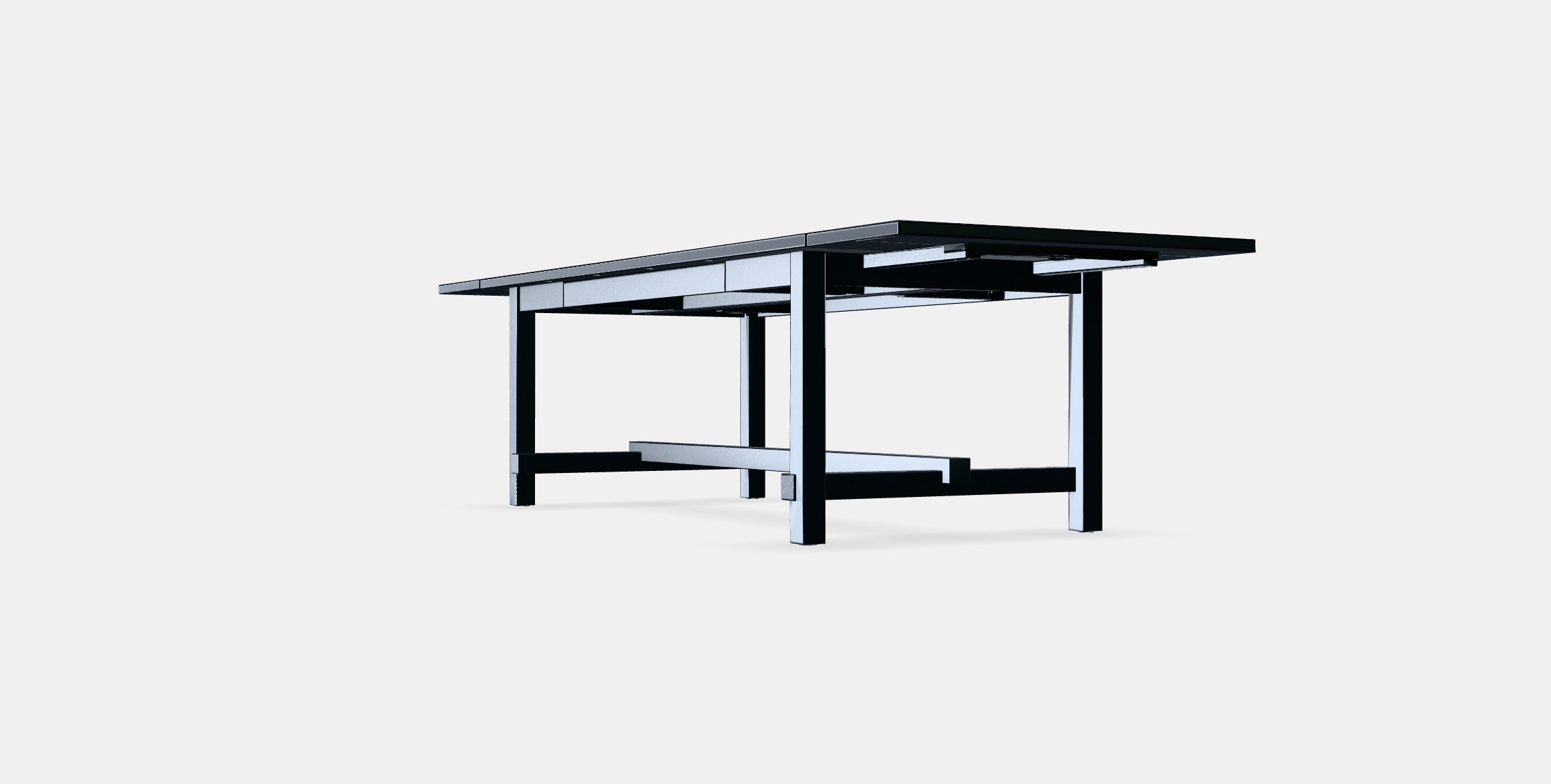 NORDVIKEN Extendable table 2 Low-poly 3D model_9