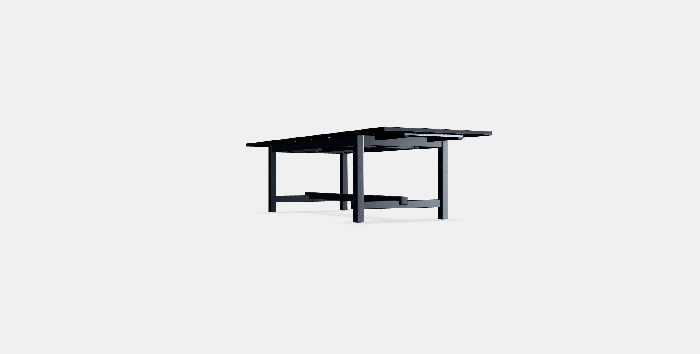 NORDVIKEN Extendable table 2 Low-poly 3D model_16