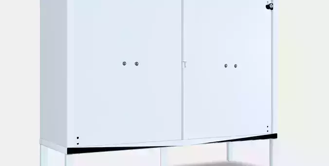 KALKNAS Cabinet with sliding doors 2