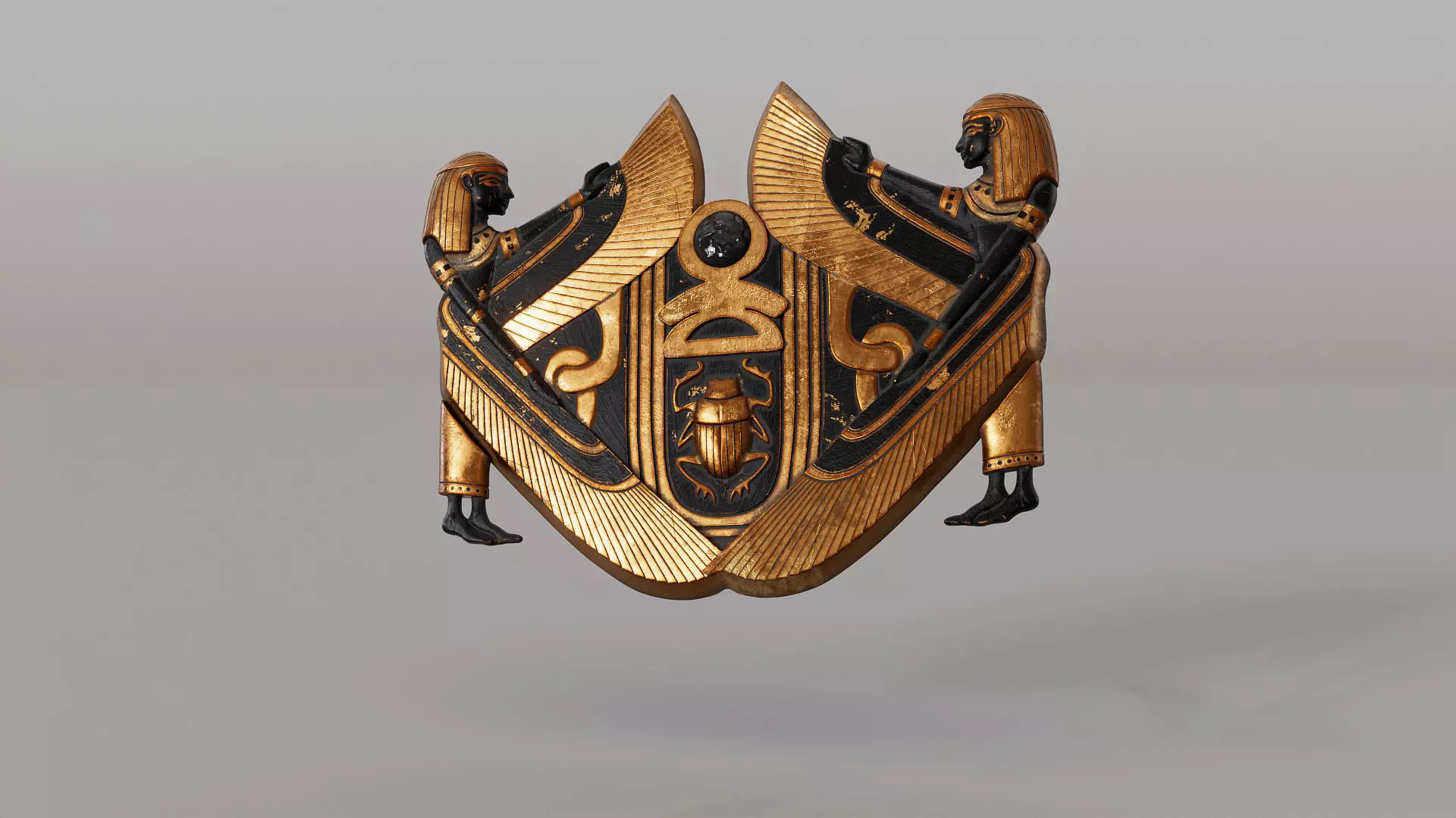 Egyptian Sculpture 3D Model 3D print model_0