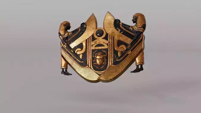 Egyptian Sculpture 3D Model