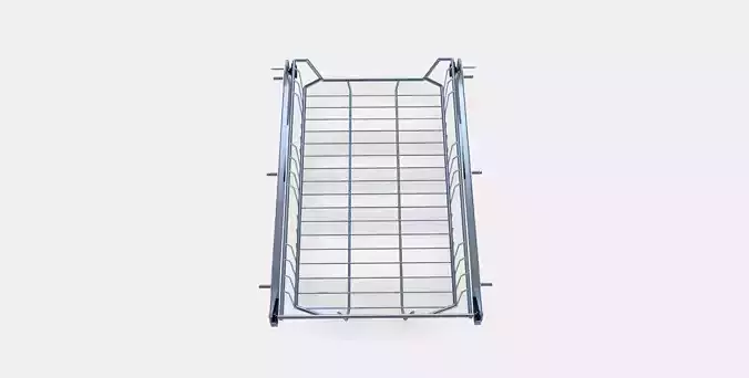 UTRUSTA Wire basket 1 Low-poly 3D model