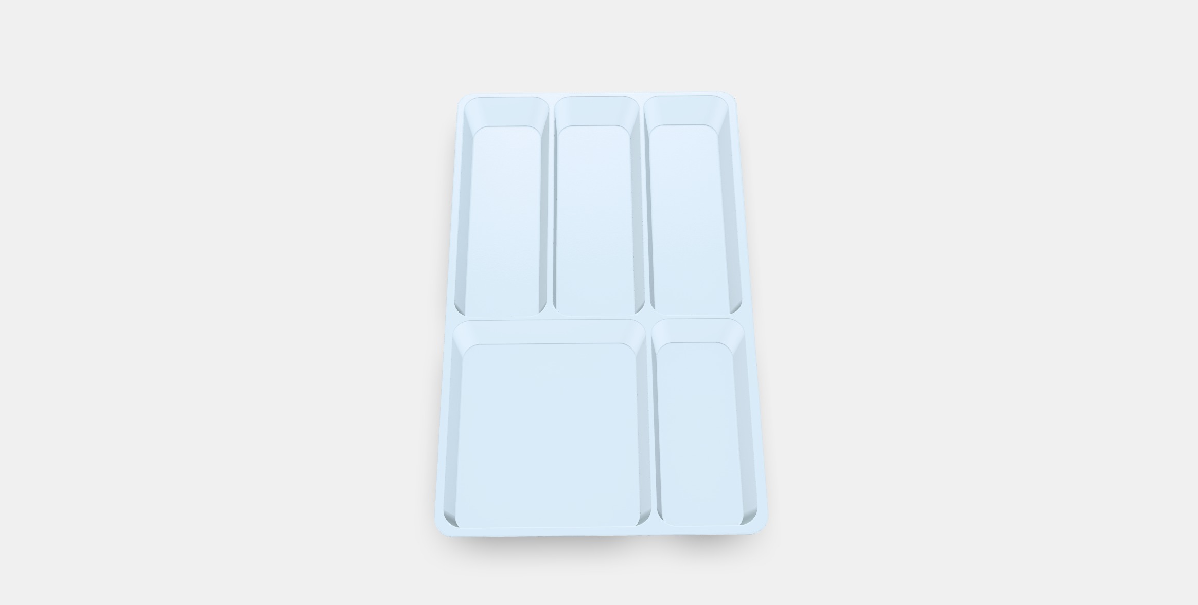 STODJA Cutlery tray Low-poly 3D model_3
