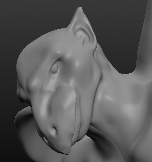 KARASU TENGU naked     Japanese monsters series vol 01 3D print model_1