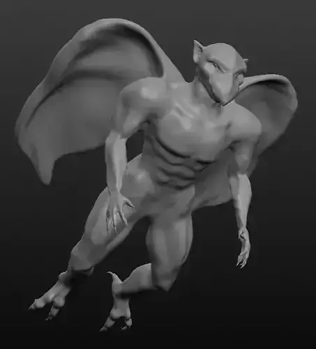 KARASU TENGU naked     Japanese monsters series vol 01 3D print model