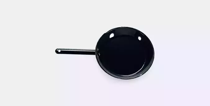 IKEA 365 Frying pan Low-poly 3D model