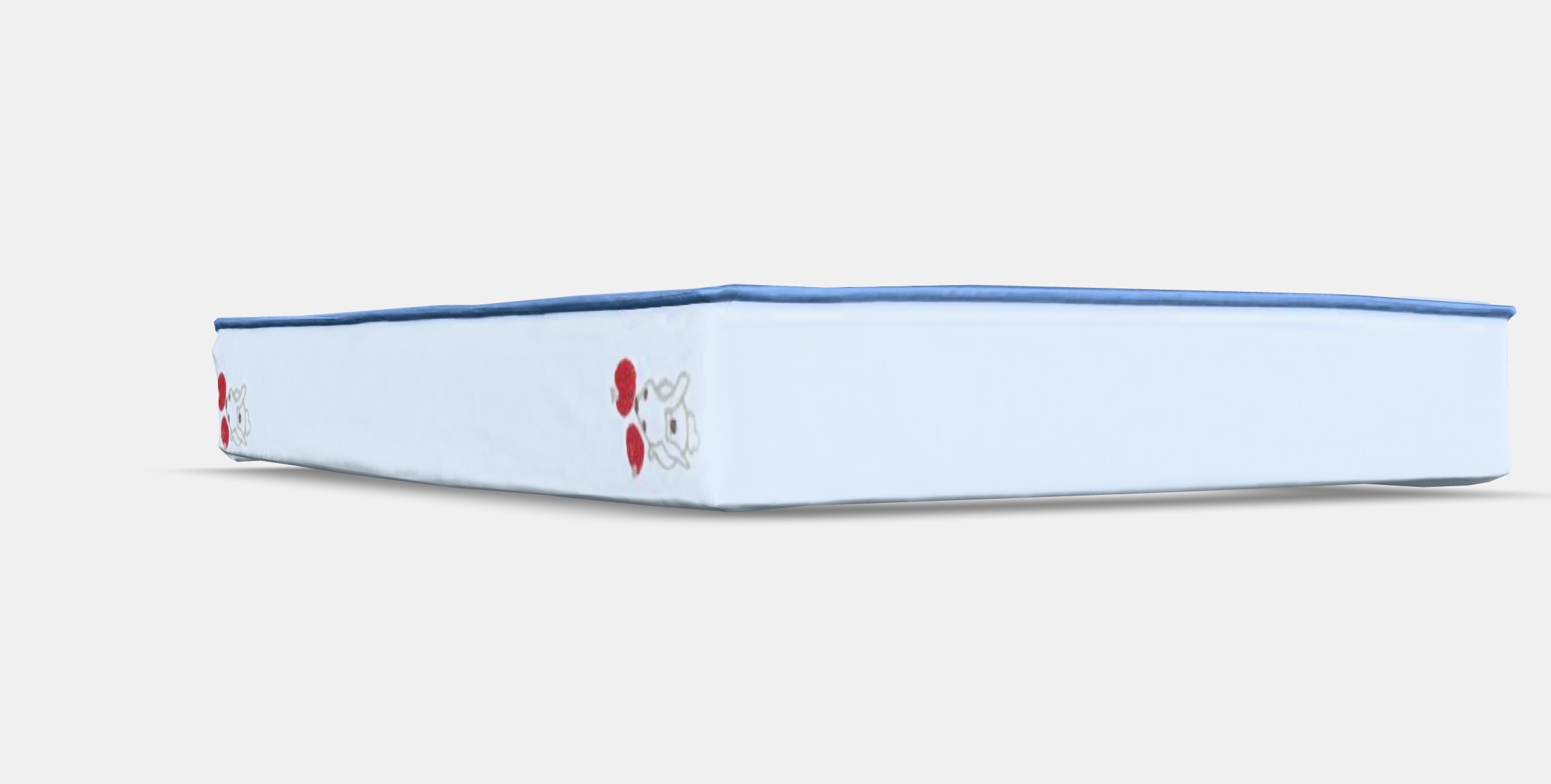 VADRA cover for changing mat 1 Low-poly 3D model_2