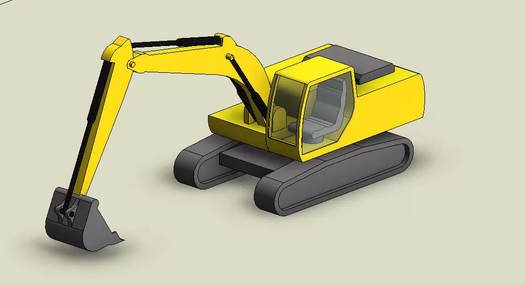 Excavator 3D model