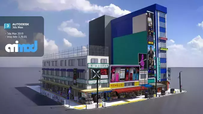 Japanese Streetscape Akihabara 0001