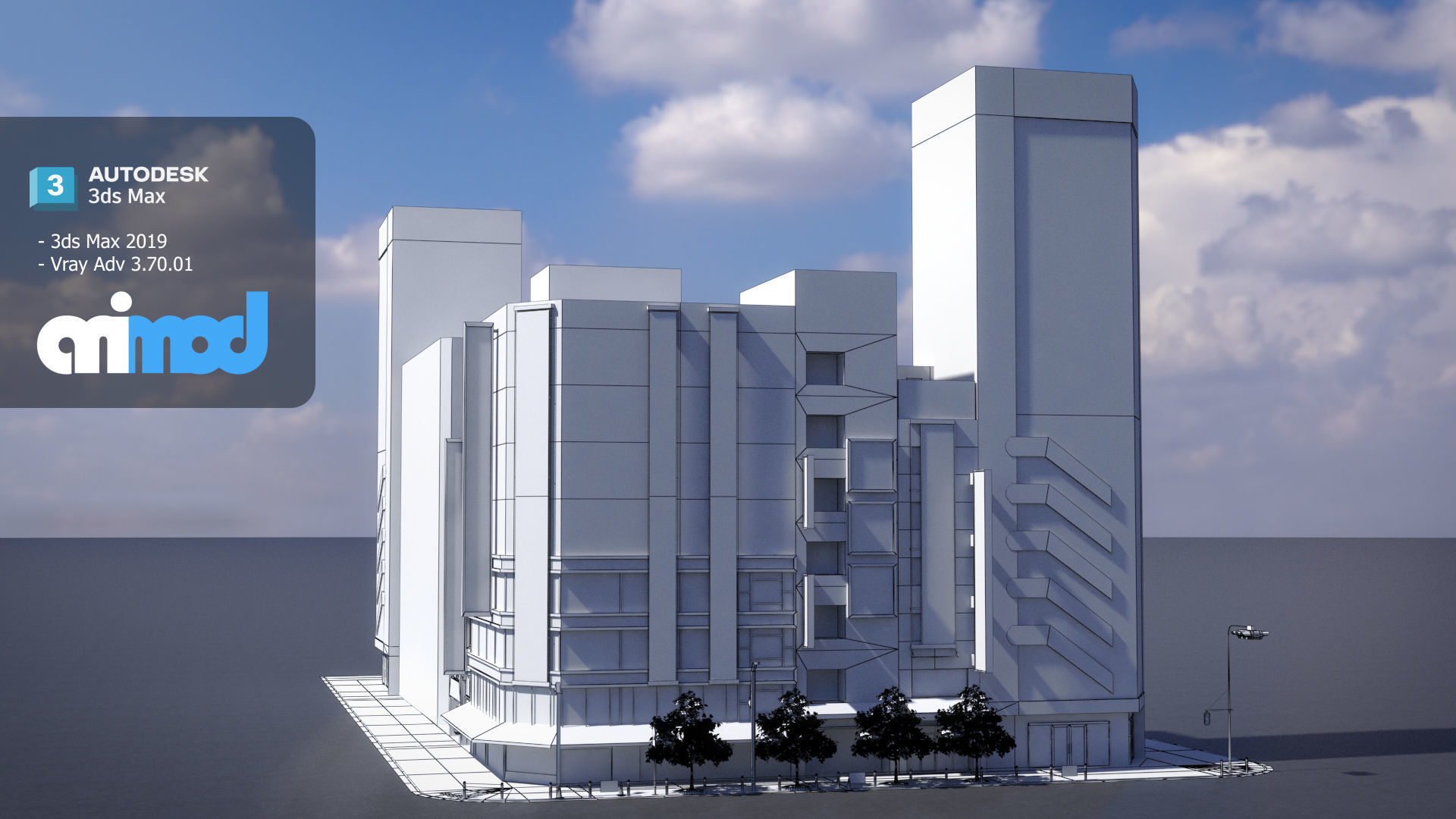 Japanese Streetscape Akihabara 0003 3D model_6