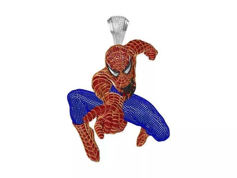 SPIDERMAN HIP HOP JEWELLERY 3D print model_0