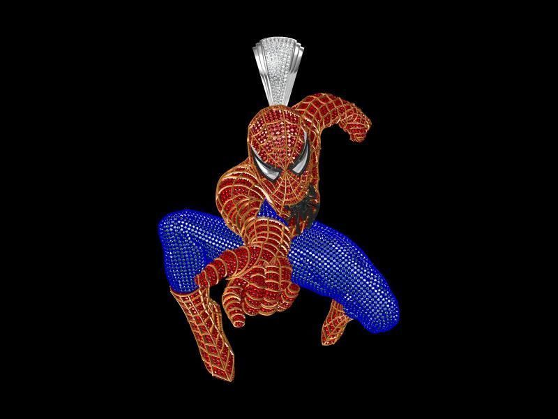 SPIDERMAN HIP HOP JEWELLERY 3D print model_1