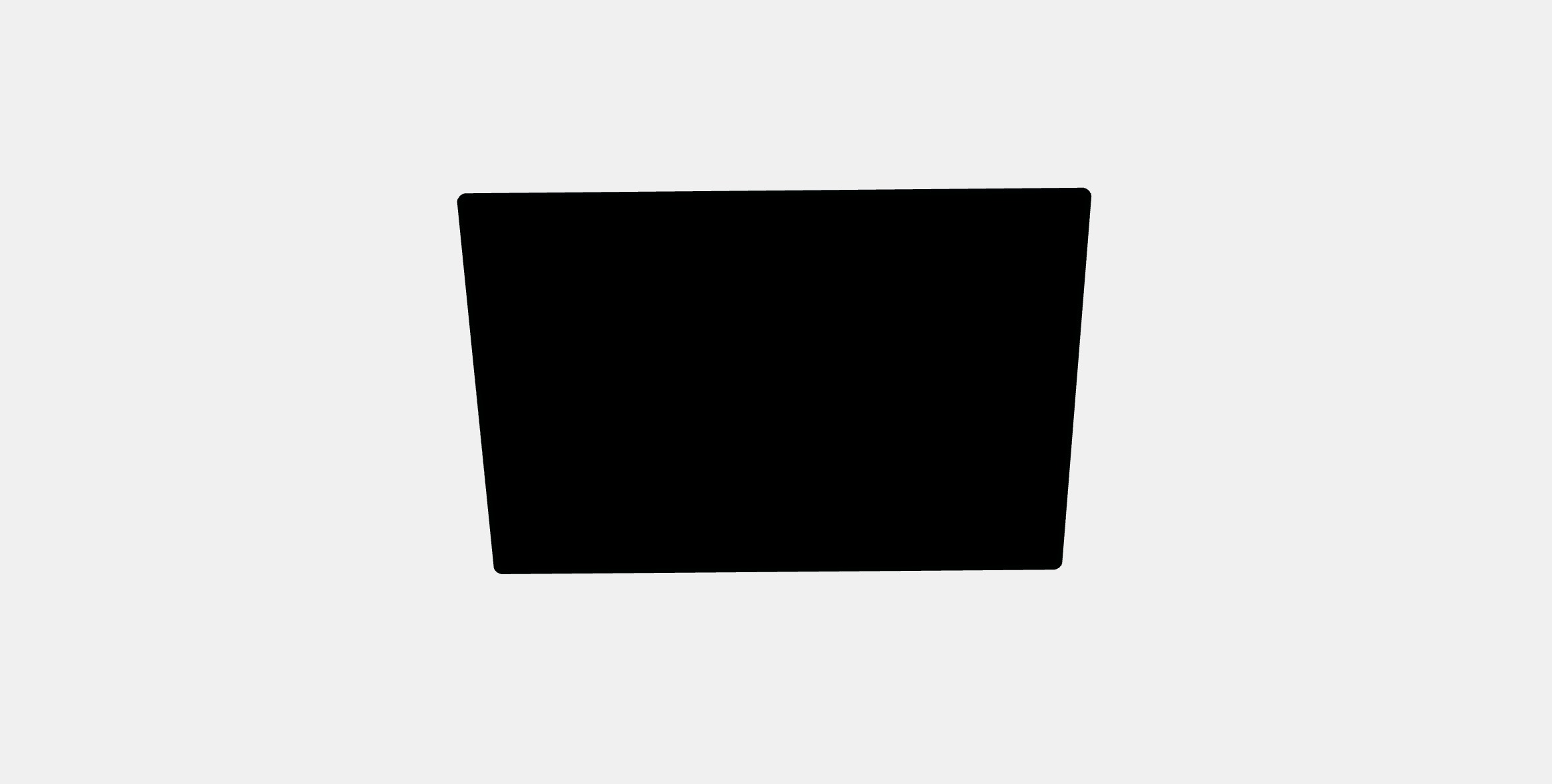 SKRUTT Desk pad Low-poly 3D model_6