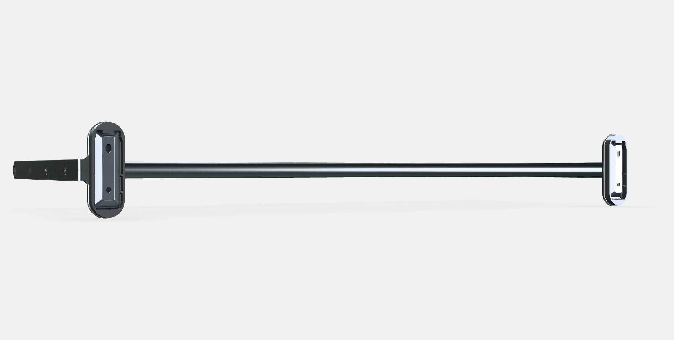 BROGRUND Wall shelf with towel rail Low-poly 3D model_3