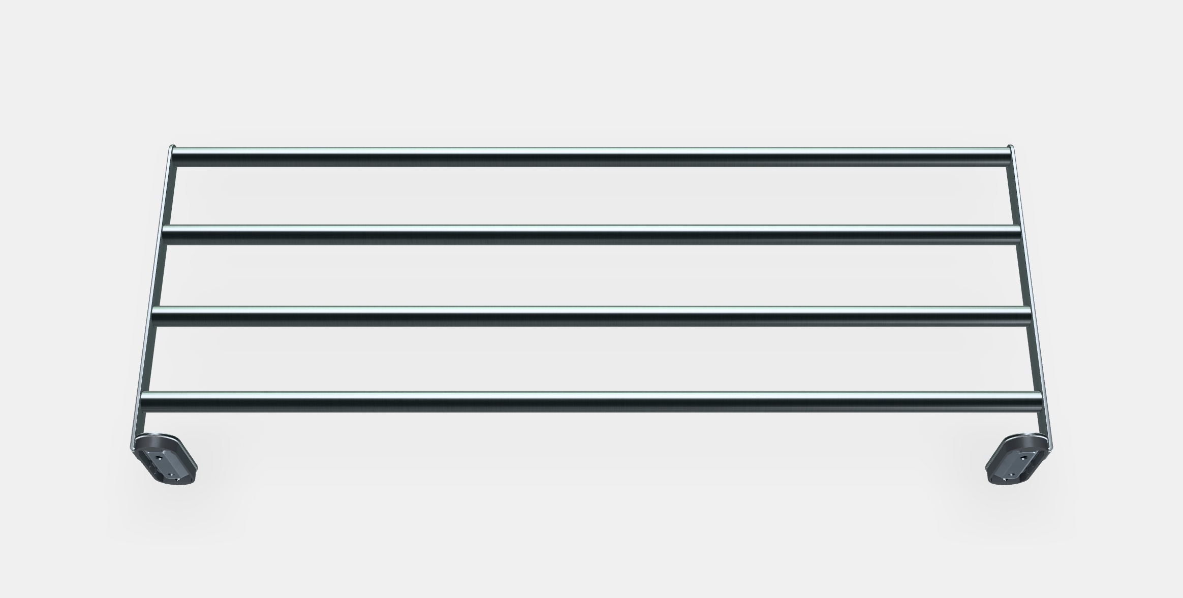 BROGRUND Wall shelf with towel rail Low-poly 3D model_6