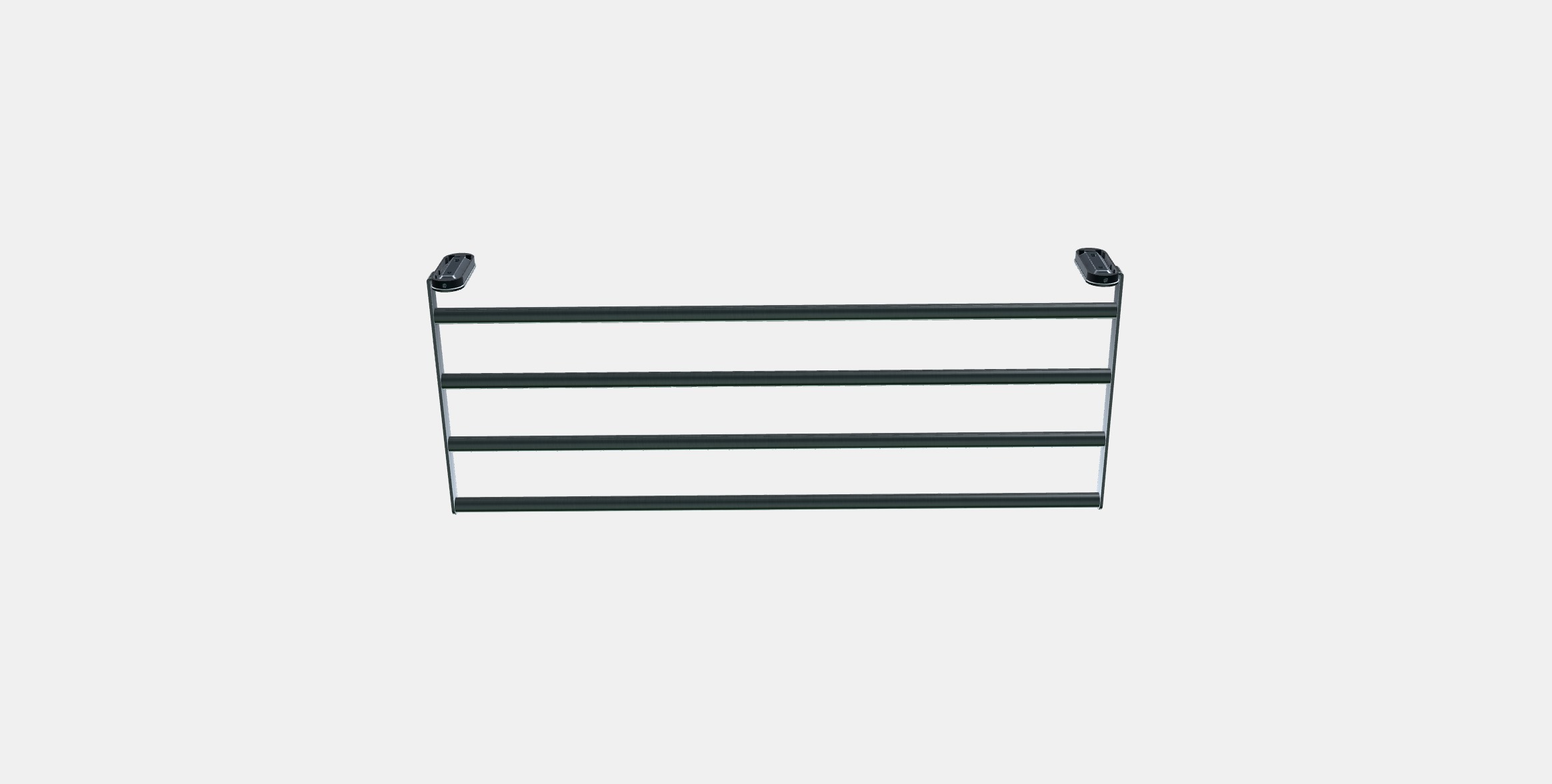 BROGRUND Wall shelf with towel rail Low-poly 3D model_7