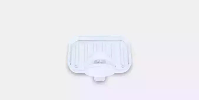 TISKEN Soap dish with suction cup