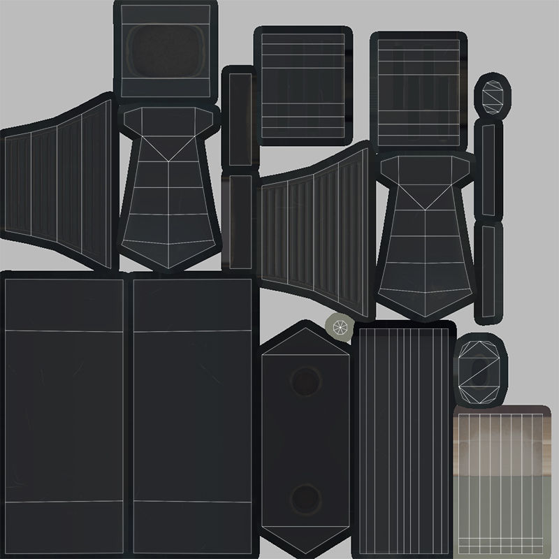 Electrical Plug Type C Low-poly 3D model_15