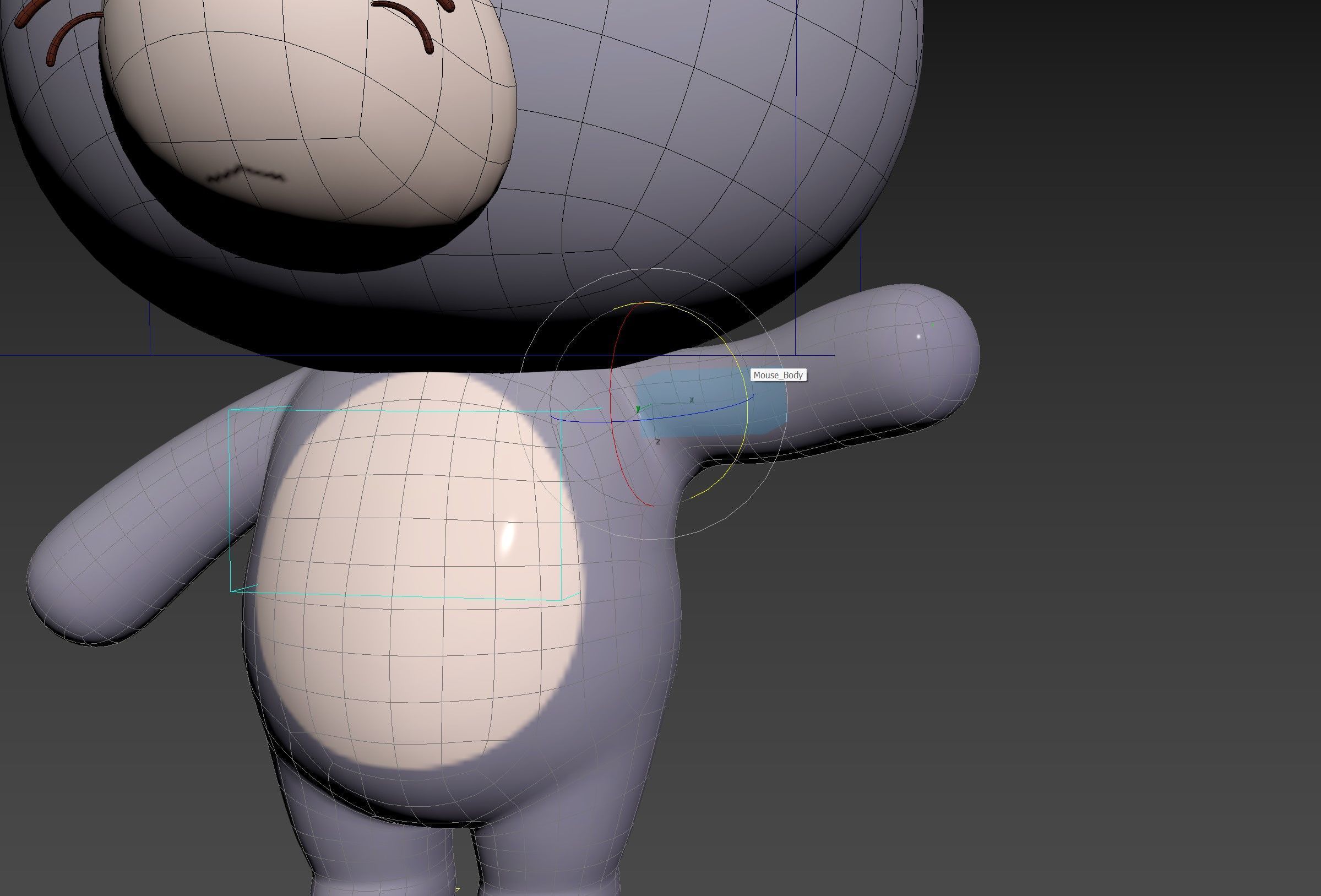Character324 Rigged Mouse 3D model_17