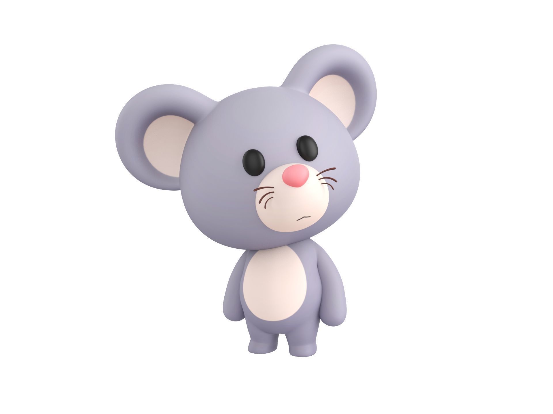 Character324 Rigged Mouse 3D model_9