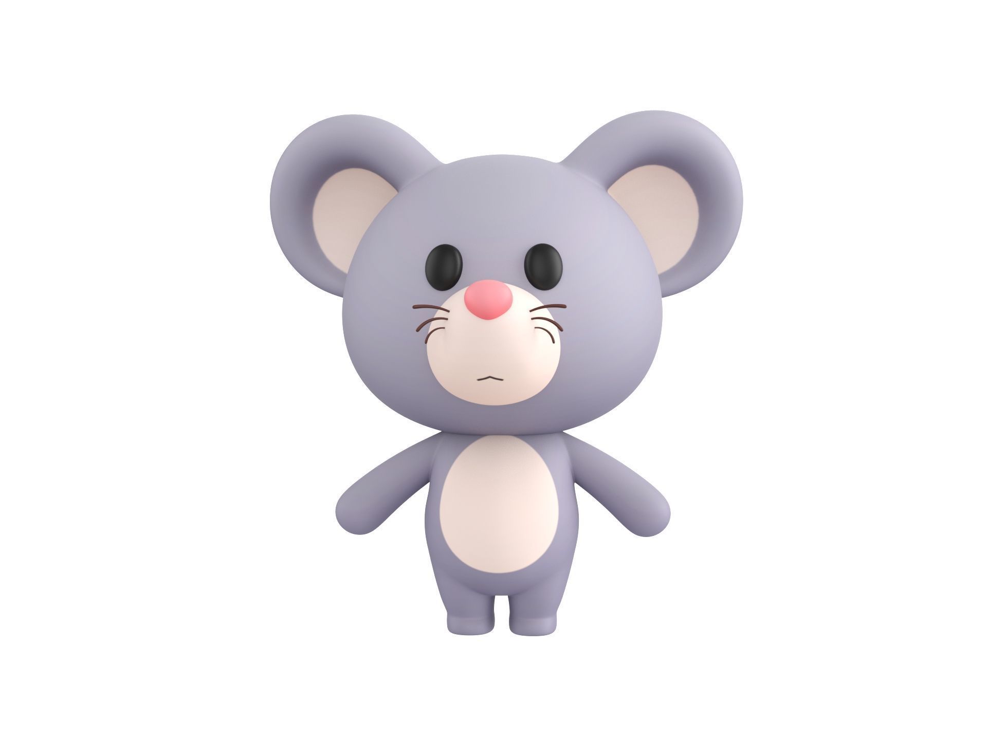 Character324 Rigged Mouse 3D model_1