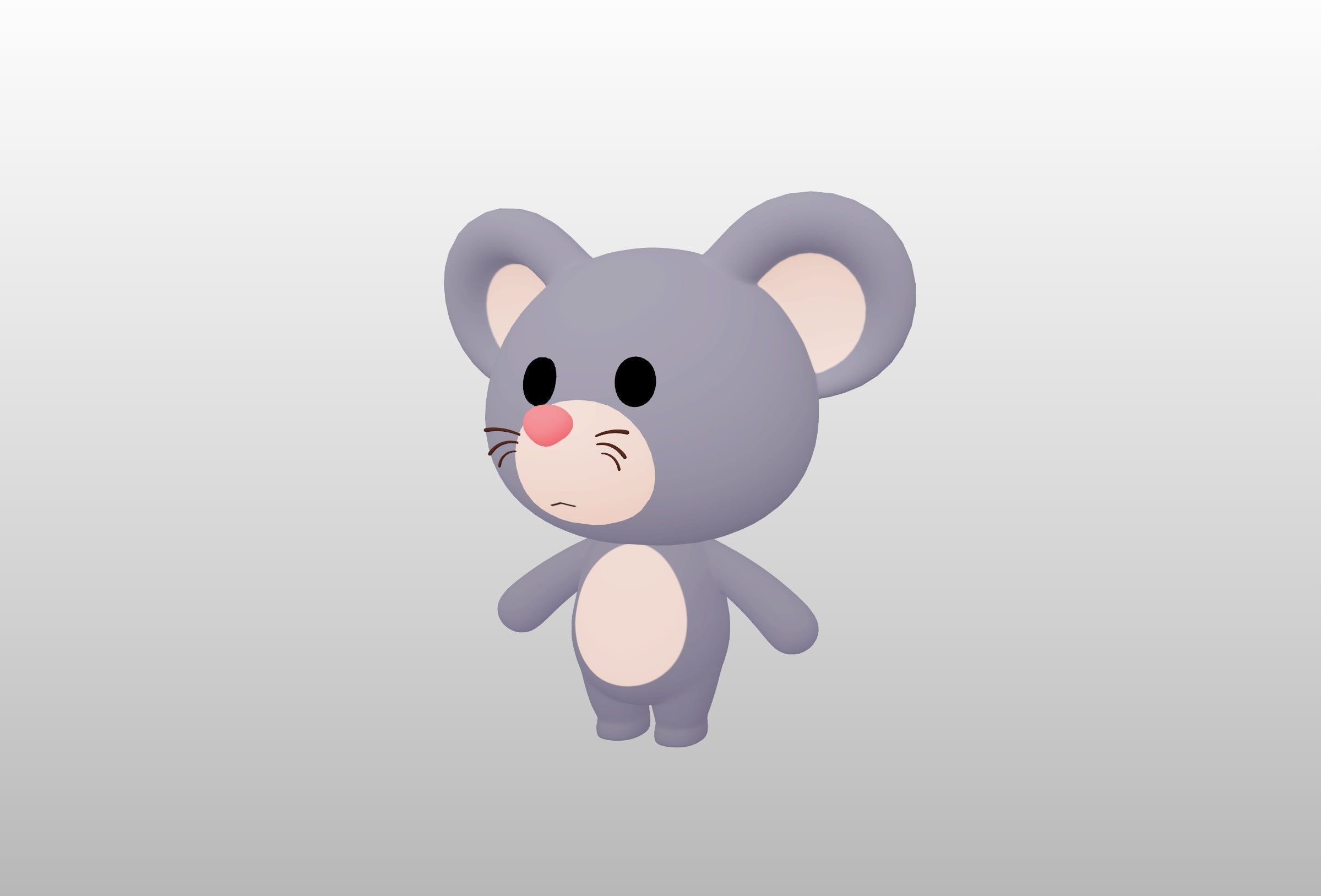 Character324 Rigged Mouse 3D model_10