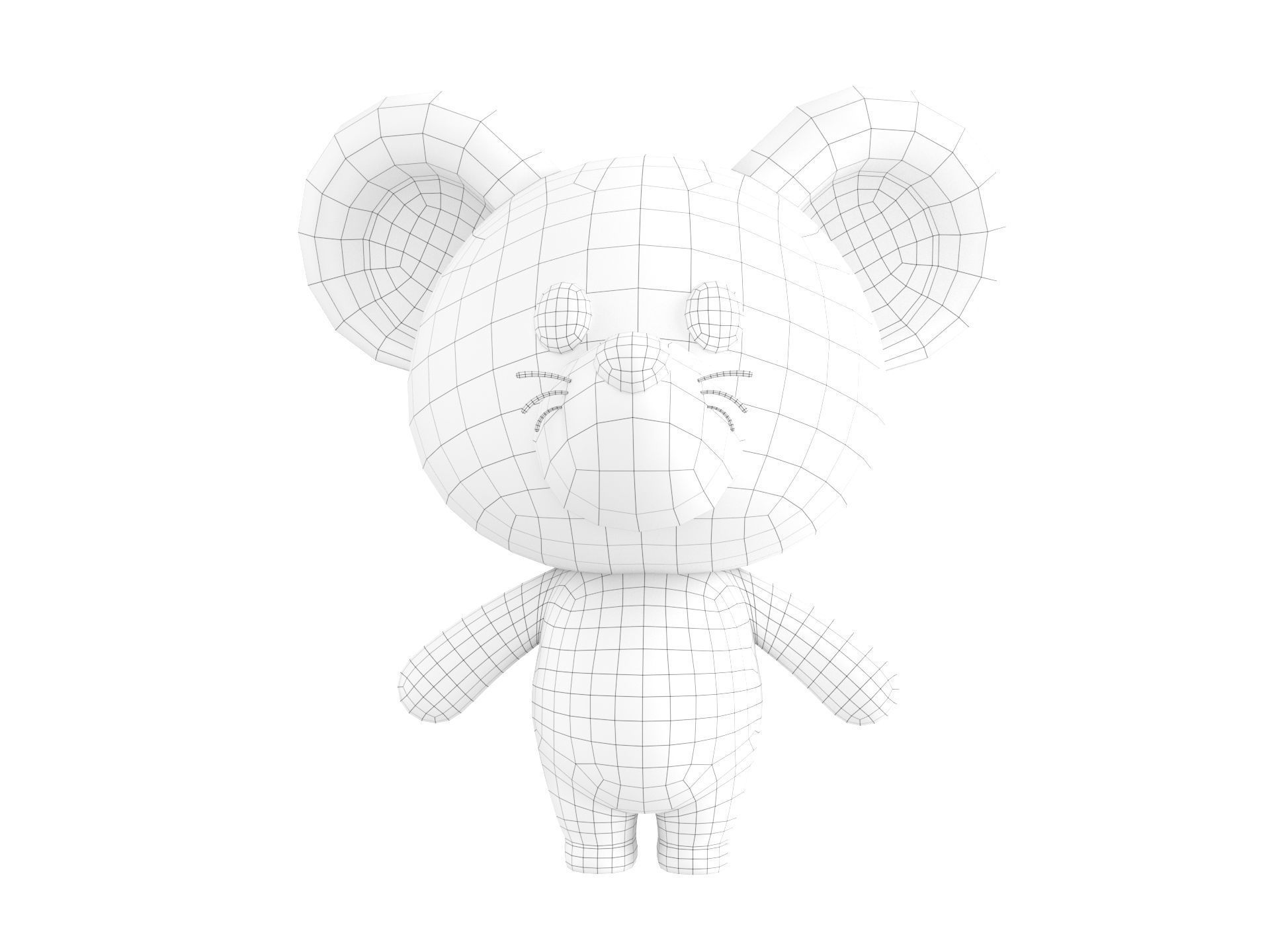 Character324 Rigged Mouse 3D model_25