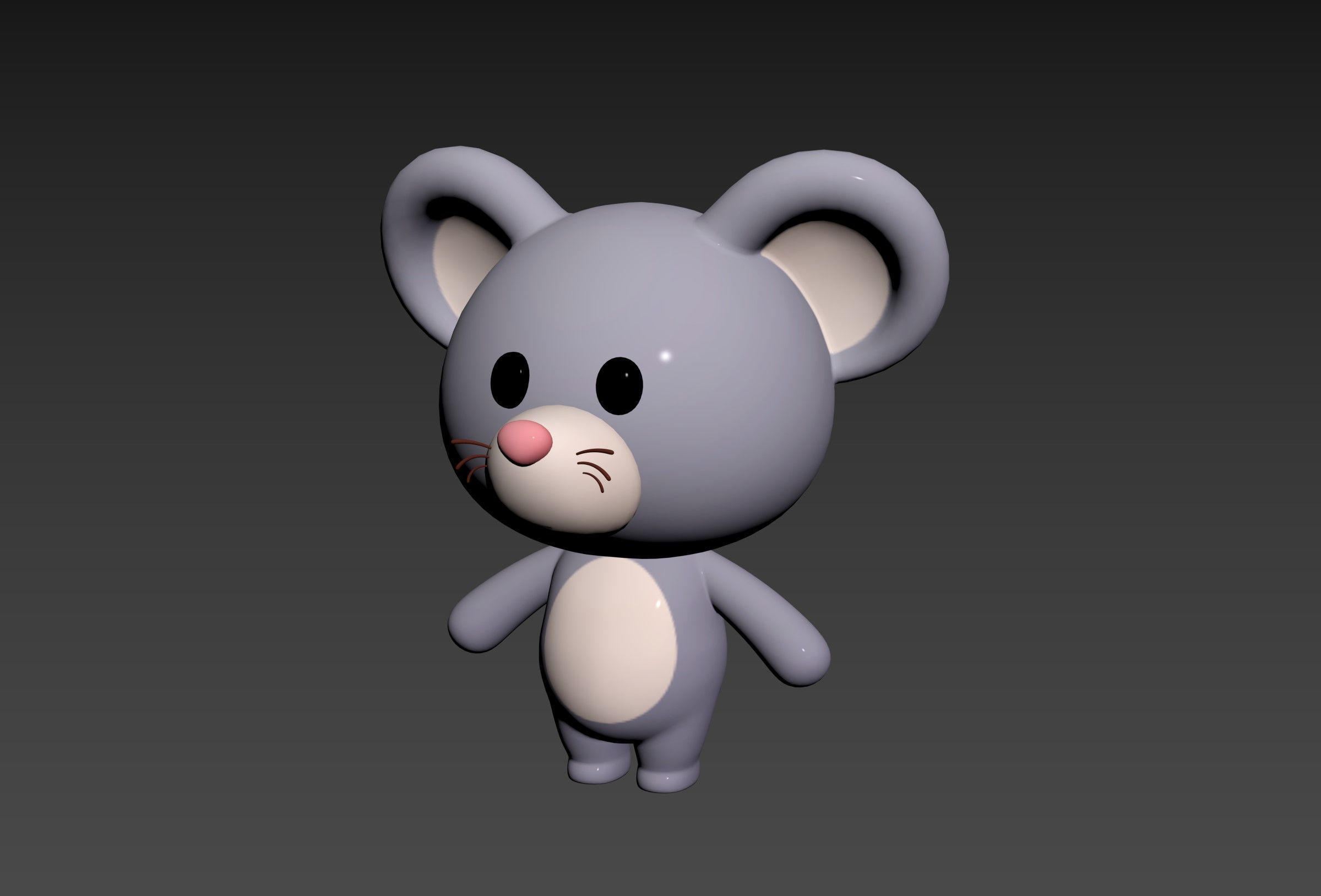 Character324 Rigged Mouse 3D model_11