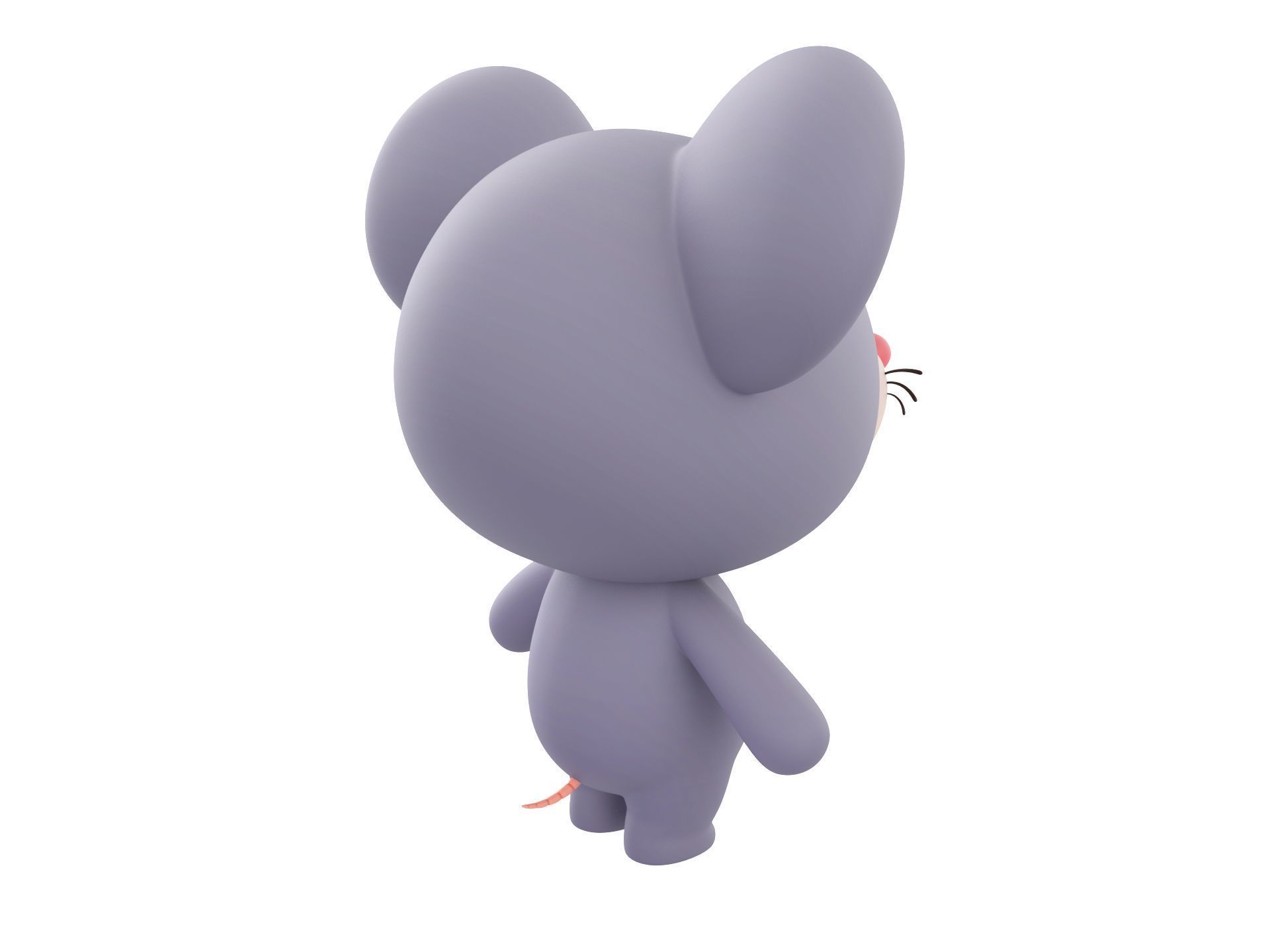 Character324 Rigged Mouse 3D model_3