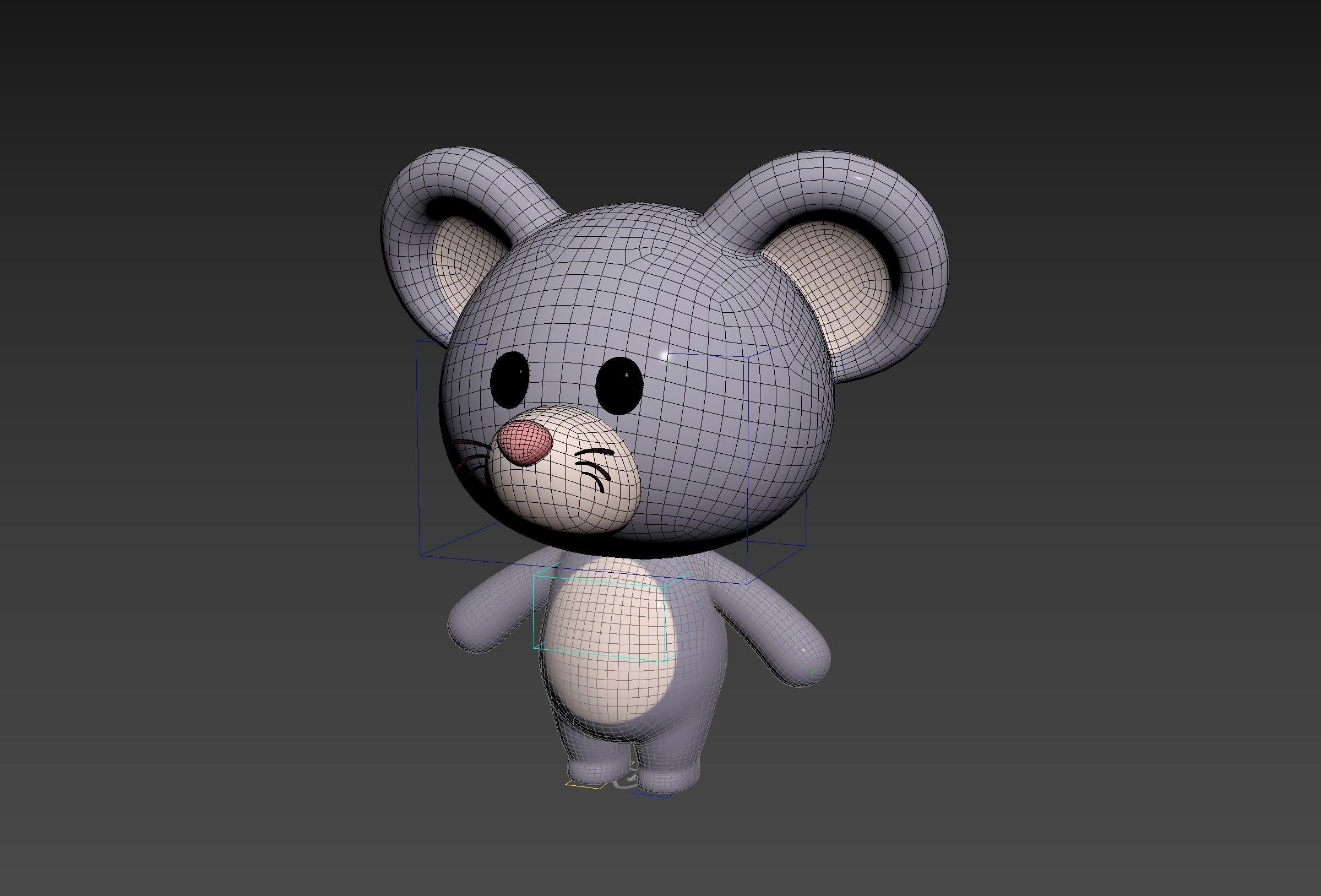 Character324 Rigged Mouse 3D model_14